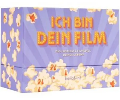 Produktbild von Hellofun! | Ich bin dein Film | Das lustigste Filmspiel deines Lebens | Quizspiel rund um Filme | Gesellschaftsspiele für Erwachsene | Teamspiel | lustiger Speleabend | Für 4-20 Spieler ab 14 Jahren