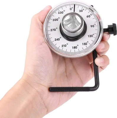 Imagen del producto de Llave dinamométrica con indicador de ángulo, de 1/2 de pulgada, con escala de 360 grados, ajustable, para automóviles y entrenamiento