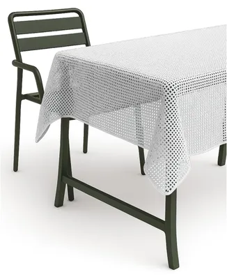 Obrázek produktu pro Ochranná podložka na stůl, odolná vůči povětrnostním vlivům, rozměry 110 x 140 cm, kostkovaný vzor, vhodná pro venkovní použití