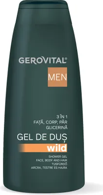 Produktbild von Gerovital Duschgel 3 in 1 Wild Gerovital Men 400 ML
