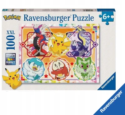 Produktbild von Ravensburger Puzzle 100 Teile Pokemon Pikachu Lernspielzeug
