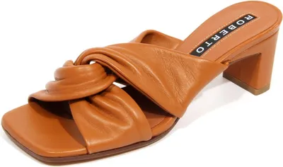 Produktbild von H3268 ciabatta donna ROBERTO FESTA AMBROSIA woman leather shoes brown