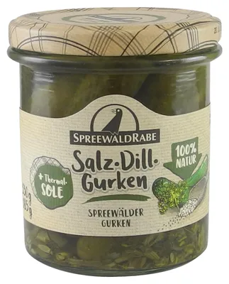 Produktbild von Premium Salz-Dill-Gurken von Spreewald-Rabe (330 g)