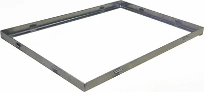 Produktbild von Winkelrahmen für Eingangsmatten/Garagenrost 500x1000mm Winkelmaß 23/16/2mm Stahl