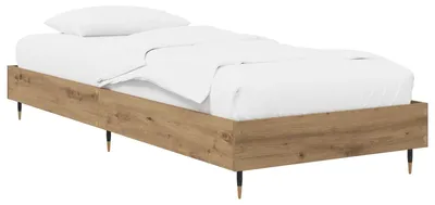 Produktbild von vidaXL Bettrahmen Kunsthandwerk Eiche 80 x 200 cm Holzwerkstoff