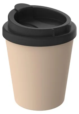 Produktbild von Thermobecher Kaffee to go aus -Kunststoff - Kaffeebecher 250 ml BPA-frei & 100% recyclebar &  Germany - aprikose