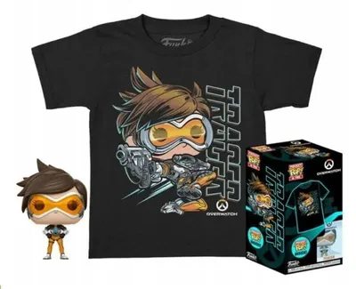 Immagine prodotto di Maglietta Funko Overwatch Tracer S + figurina
