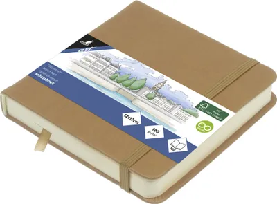 Produktbild von kangaro Skizzenbuch 80 Blatt 120 x 120 mm taupe