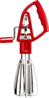 Produktbild von Kelomat Schneeschläger Handmixer Rot in Edelstahl