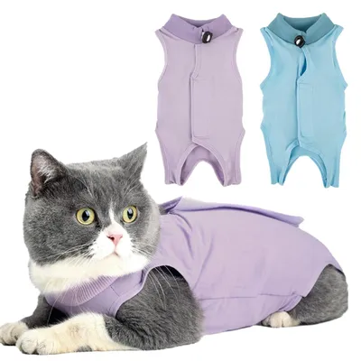 Produktbild von Solidchoice – Katzen-Wundschutz, Set mit 2 Stück für die Nachbehandlung nach Operationen