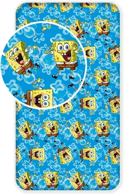 Image de Housse de couette SpongBob - Une personne - 90x200 cm