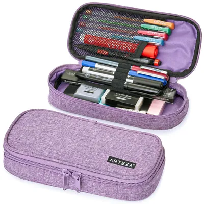 Imagen del producto de Estuche escolar , estuche con cremallera para material escolar, estuche para estudiantes y profesores