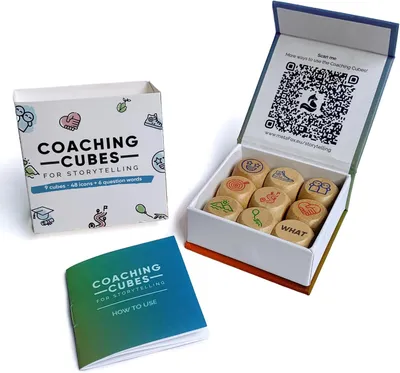 Productafbeelding van Verteldobbelstenen - Coachingkubussen met plaatjes - Voor verhalen vertellen en gesprekken