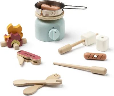 Produktbild von Kids Concept Spielzeug-Campingkocher mit Zubehör Kid's Hub, Küchenspielzeuge ab 3 Jahre