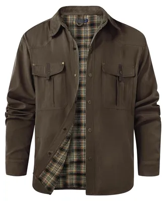 Produktbild von Herren Übergangsjacke mit Karierter Innenfutter - Leichte Jacke für Frühling und Herbst
