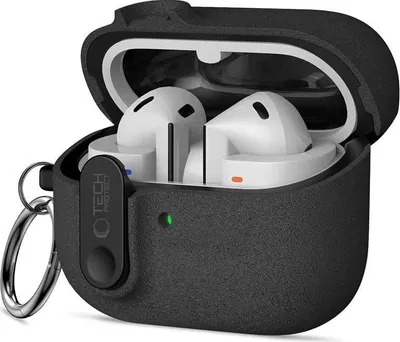 Image de Étui de protection pour Galaxy Buds 3 / 3 FE / 3 Pro, Tech-Protect Slim Hook, noir
