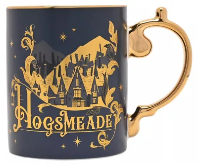 Sammler-Mok, Hogsmeade, Keramik, 300 ml, marineblau/gold