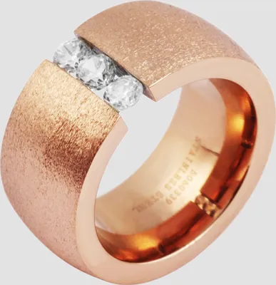 Produktbild von Damen Ring aus Edelstahl