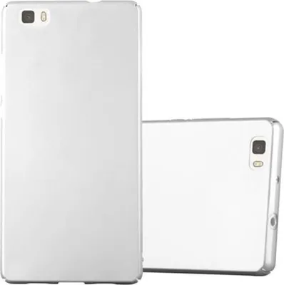 Produktbild von Cadorabo Hülle für Huawei P8 LITE 2015 Schutzhülle in Silber Hard Case Handy Hülle Etui