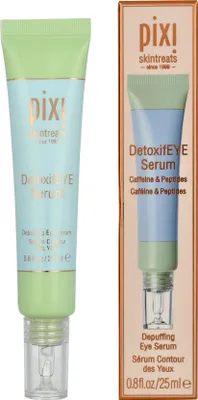 Produktbild von PIXI Detoxif EYE Serum, Augenserum, 25 ml, Unisex, Energiespendend, Feuchtigkeitsspendend, Koffein, Hyaluronsäure, Anthemis Nobilis Flower Water, Glycerin, Aqua/Water/Eau, Propanediol, 1,2-Hexanediol, Arginine,...