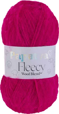 100g Papatya Fleecy Kuschelgarn 20% Wolle veredelt Oeko-Tex Häkelgarn Strickgarn pink