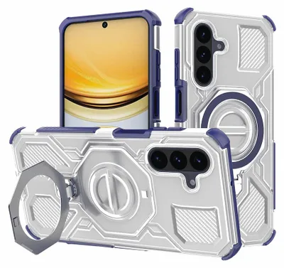 Obrázek produktu pro Techsuit – pouzdro Carbon Shield PRO pro Samsung Galaxy A37 5G – modré průhledné