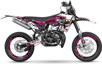 Produktbild von Stage6 Pink/Schwarzes Grafik-Kit für Sherco Sm-r 50 nach 2018