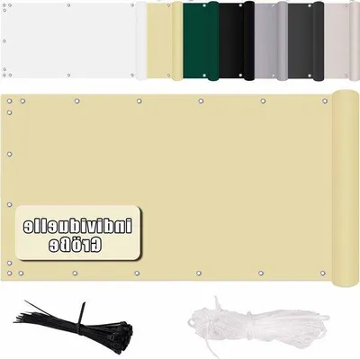 Immagine prodotto di Recinzione da giardino - Poliestere - Beige - 130 x 550 cm - Per balconi
