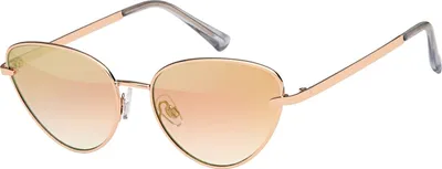 Produktbild von Gil Damen Sonnenbrille Runde Designer 80er Modern Urlaub Sommer Strand 30484 Gelb-Rosa