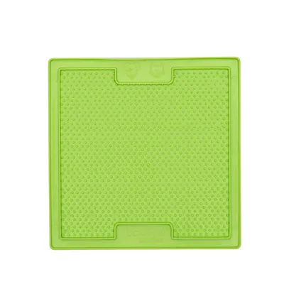 Produktbild von LickiMat Classic Soother, Quadratisch, Grün, Thermoplastischer Gummi (TPR), Einfarbig, Handwäsche, 200 mm