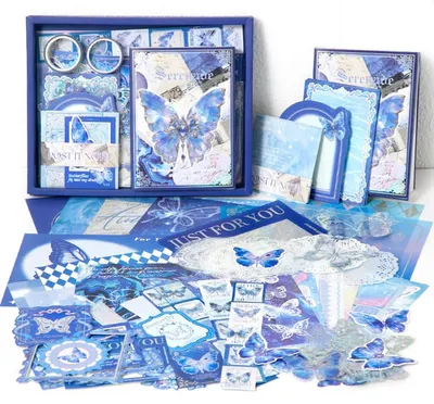 Image de Accessoires pour scrapbooking et fournitures : Matériaux esthétiques pour scrapbooking, idéaux pour des projets créatifs