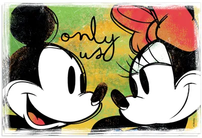 Image de Egan DISNEY LOVE SWEET LOVE Set de 2 sets de table verts 45X30 cm