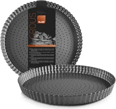 Produktbild von Ibili Perforierte Gewellte Krustenform 30 Cm Silber  Silber One Size