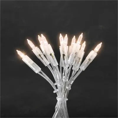Zdjęcie produktu dla Konstsmide - Mini lampki choinkowe LED, 35 ciepłych białych diod, 230V, do wnętrz, przezroczysty kabel; 6302-103