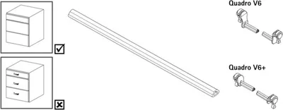 Produktbild von Hettich 9221295, Kunststoff, Silber, 20 Stück(e)