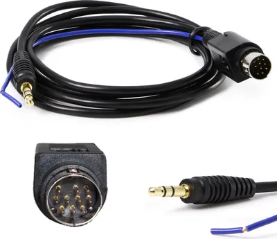 Produktbild von AUX IN Adapter Kabel Jack MP3 3,5mm Klinke Stecker passend für Audi VW Seat Skoda