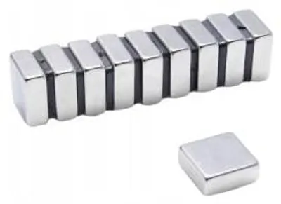 Produktbild von Top Magnesy - 100 Stück Neodym Magnete 12.5x12.5x5 mm N38 - extra starke Haftmagnete für Montage, Werkstatt & Industrie
