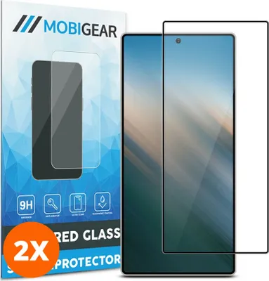 Produktbild von Mobigear Premium 4.99 Samsung Galaxy S25 Ultra Panzerglas Gehärtetes Glas Displayschutz - Hüllenfreundlich (2er Pack)
