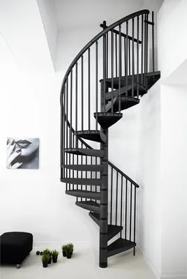 Produktbild von Minka Spindeltreppe Rondo Color 104 - 300,3cm Geschosshöhe 120cm Durchmesser