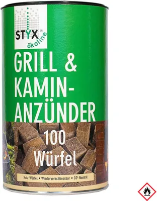 Produktbild von Styx Grill- u.Kaminanzünder braun 1Stk