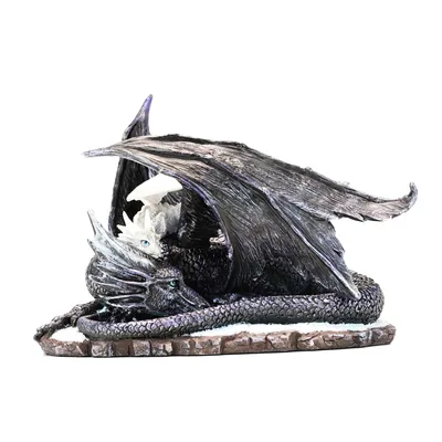 Produktbild von Drache mit Babydrache - Drachenfigur Fantasy Fantasyfigur Figur Dekoration