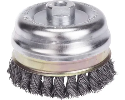 Produktbild von Lessmann Topfbürste Stahldraht 0,50 mm, Bürsten-⌀xGewinde: 80XM14 mm