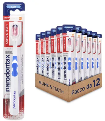 Zdjęcie produktu dla Szczoteczka do zębów Parodontax Soft – opakowanie zawierające 12 sztuk po 23 g