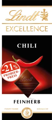 Produktbild von Lindt Excellence Chili 100g