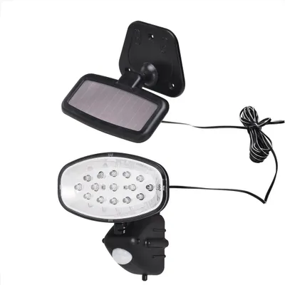 Productafbeelding van Wandlamp op zonne-energie 15 LED´s met bewegingsdetector