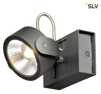 Produktbild von SLV 1000127 KALU LED 1 Wand- und Deckenleuchte schwarz 3000K 60°