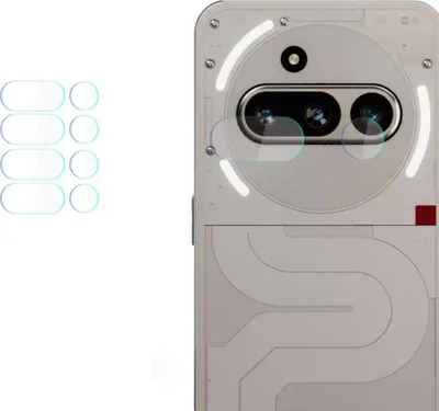 Produktbild von 3mk Hybridglas Lens Protection für Nothing Phone (3a)Kamera Objektiv Kameralinse 0,16mm 6H (4 Stück)