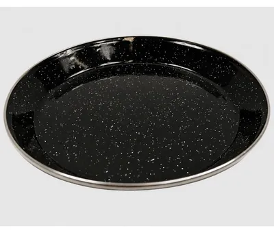 Produktbild von Teller Emaille schwarz