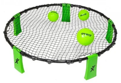 Image de Jeu smashball 90 cm avec 3 balles - roundnet - sport x - plage, plein air