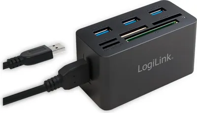 Immagine prodotto di Hub USB LogiLink CR0042 USB3.0 con lettore di schede di memoria